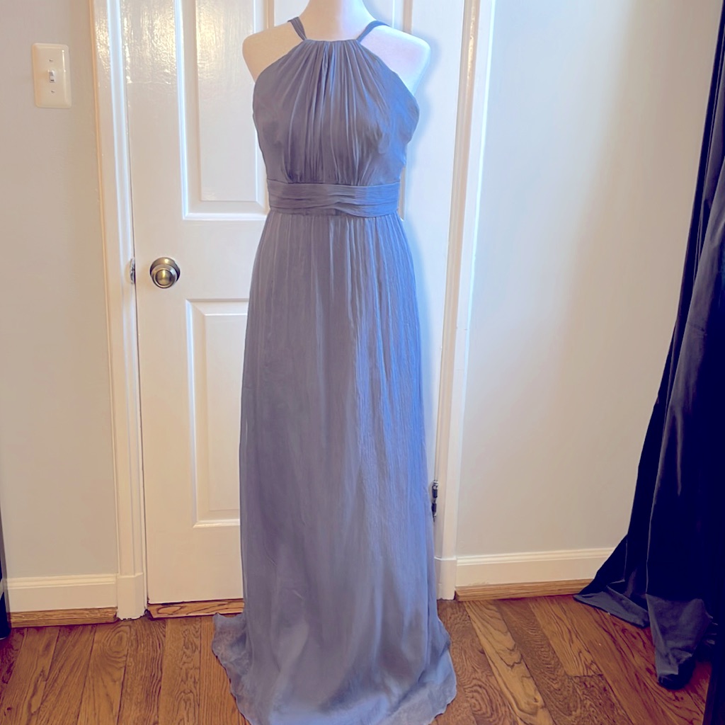 Amsale Periwinkle Bridesmaids Dress Size 6
